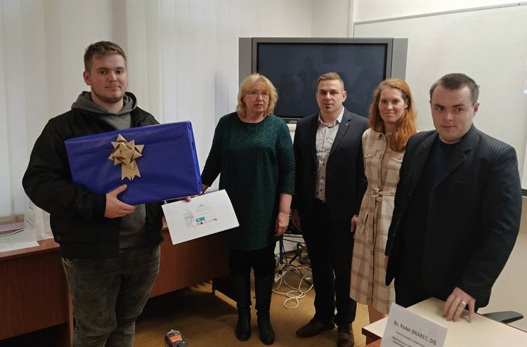 2. místo v soutěži Bezpečně do prvního zaměstnání